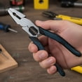 thumbnail image 4 of Multi-function Cutting Pliers, 9-in-1 Multi-Functional Pliers Nail Puller/Wire Cutter/Stripper/Crimper for Home Repair (1pcs), 4 of 9