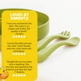 thumbnail image 6 of Muqee Peeko Infant Feeding Sets with Suction Bottom in Green color with Tray and Utensils - (3 Piece Set), 6 of 10