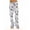 White, variant on Women Pajama Pants / Sleepwear / PJs (Flying Owls White, 3X)