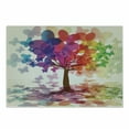 thumbnail image 1 of Abstract Cutting Board, Colorful Blooming Spring Season Tree with Butterflies Pastoral Nature Illustration, Decorative Tempered Glass Cutting and Serving Board, Small Size, Multicolor, by Ambesonne, 1 of 1