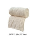 thumbnail image 2 of Soft Thick Double Layer Raschel Knit Blanket for Bed Couch Sofa Warm Cozy Plush Fleece Throw Blanket for Adults Winter Home Decor Extra Large Oversized, 2 of 6