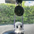 thumbnail image 4 of Adorno para coche con forma de fantasma en un columpio, accesorios de ganchillo para coche con forma de fantasma, colgante de fantasma pequeño y bonito hecho a mano, adorno para espejo retrovisor de c, 4 of 8