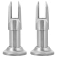 thumbnail image 1 of 2X Supports Muraux Pieds de Séparation Support de Toilette Pieds en Acier Inoxydable, 1 of 10