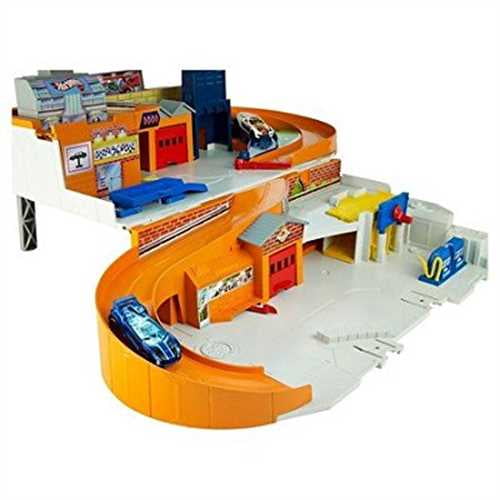 hot wheels construction zone chaos playset