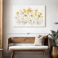 thumbnail image 3 of Elephant Stock Wildflowers Bright Yellow Wall Art - Horizontal Canvas Wall Art - Living Room Wall Decor - Floral And Botanical Canvas - Orange And Yellow Decor By Lisa Audit - 45" x 30", 3 of 8