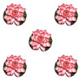 thumbnail image 3 of Redempat 1/2/3/5 EVA Artificial Lotus Solid Color Decorative Vivid Lifelike Simulation Park Pond Landscaping Fake Water Flower Light Pink 5PCS, 3 of 6