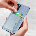thumbnail image 4 of For Samsung Galaxy A31 Carbon Fiber Leather Card Magsafe Phone Case, 4 of 5