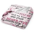 thumbnail image 6 of Daughter Gifts from Dad, Mothers Day Birthday Gifts for Daughter Adult, Graduation Gifts for Daughter, Father Daughter Gifts, Daughter Blanket from Dad 80"x60", 6 of 6