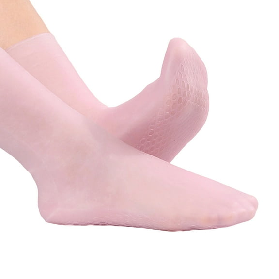 Silicone Moisturizing Socks for Dry Cracked Feet 1 Pair Heel Socks for Men and Women Highly Stretch Foot Care Pedicure