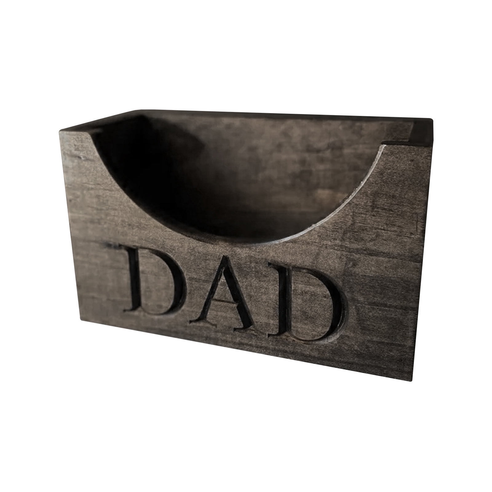 Wooden Dad Hat Holder - Engraved with 