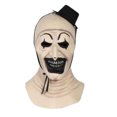 thumbnail image 1 of Wosthever Máscara de terror con sangre blanca, amplia aplicación para temas aterradores de Halloween, materiales de látex, máscara de payaso Kits de decoración para fiestas Tipo 3, 1 of 6