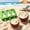 Green, variant on FGJHF Cute Silicone Ice Homemade Maker Easy Release Snowman Ice Maker