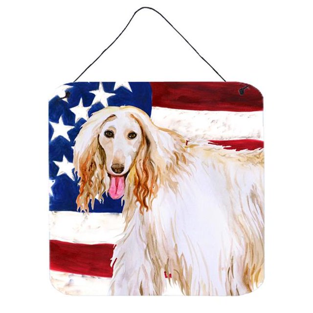 Afghan Hound Patriotic Wall or Door Hanging Prints