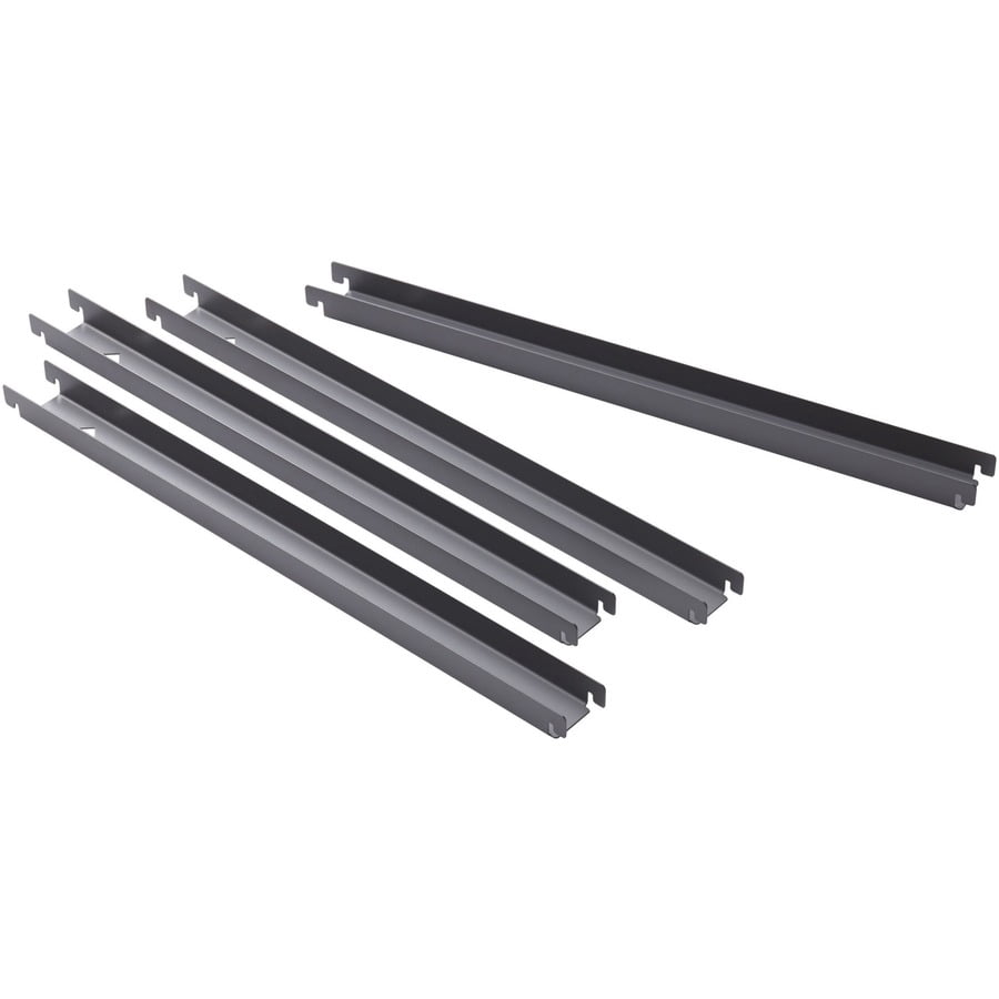 Lorell Lateral File Front-to-back Rail Kit - Gray - 4 / Box