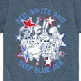 thumbnail image 3 of SpongeBob SquarePants - Red, White and Deep Blue Sea - Toddler And Youth Short Sleeve Graphic T-Shirt, 3 of 6