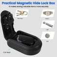 thumbnail image 3 of 2X Caja de Seguridad con Llave Magnética con Combinación de 4 Dígitos para Ocultar Debajo del Automóvil, Soporte de Llave Magnético para Interiores y Exteriores para Viajes B, 3 of 5