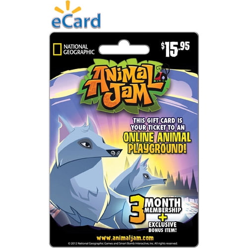 Incomm Animal Jam Email Delivery Walmart Com Walmart Com - how much is a roblox gift card at walmart