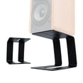 thumbnail image 2 of Ventray Home SS6 6 Desktop Speaker Stands Pair, Studio Monitor Speaker Stand for Small & Medium Bookshelf Computer Speakers, Vibration Damping Tilted Tabletop Speaker Stands, Black, 2 of 6
