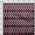 thumbnail image 2 of oneOone Georgette Viscose Fabric Geometric Ikat Print Fabric By Yard 42 Inch Wide, 2 of 4