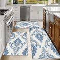 thumbnail image 6 of Kitchen Rugs Sets of 3 Non Slip Washable Kitchen Mats for Floor, Waterproof Kitchen Runner Rug, Floor Mat Carpet for Entryway, Laundry, Sink, Hallway, Bathroom, 6 of 12