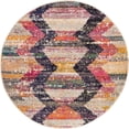 thumbnail image 2 of Rugs.com Vivid Collection Rug – 3 Ft Round Multi Medium-Pile Rug Perfect For Kitchens, Dining Rooms, 2 of 4