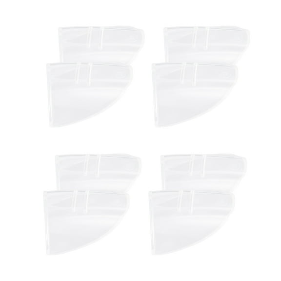 4 Pairs Safety Glasses over Eyeglasses Flexible Protector Side Splash Guard for