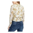 thumbnail image 2 of Leyden Womens Wrap Front V-Neck Top White L, 2 of 2