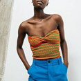thumbnail image 1 of Forefair 2021 Top corto de punto sin tirantes para mujer ahueca hacia fuera el verano otoño sin mangas espalda descubierta Sexy Y2k camisetas sin mangas Vintage moda Tan Jianjun  unisex, 1 of 2