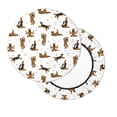 thumbnail image 2 of Easygdp German Shepherd Dog Print Easy To Install Bar Stool Covers&Stool Covers Round&Elastic Stool Cover, Barstool Covers,Washable&Bottom With Elastic Edge-12 inch, 2 of 7