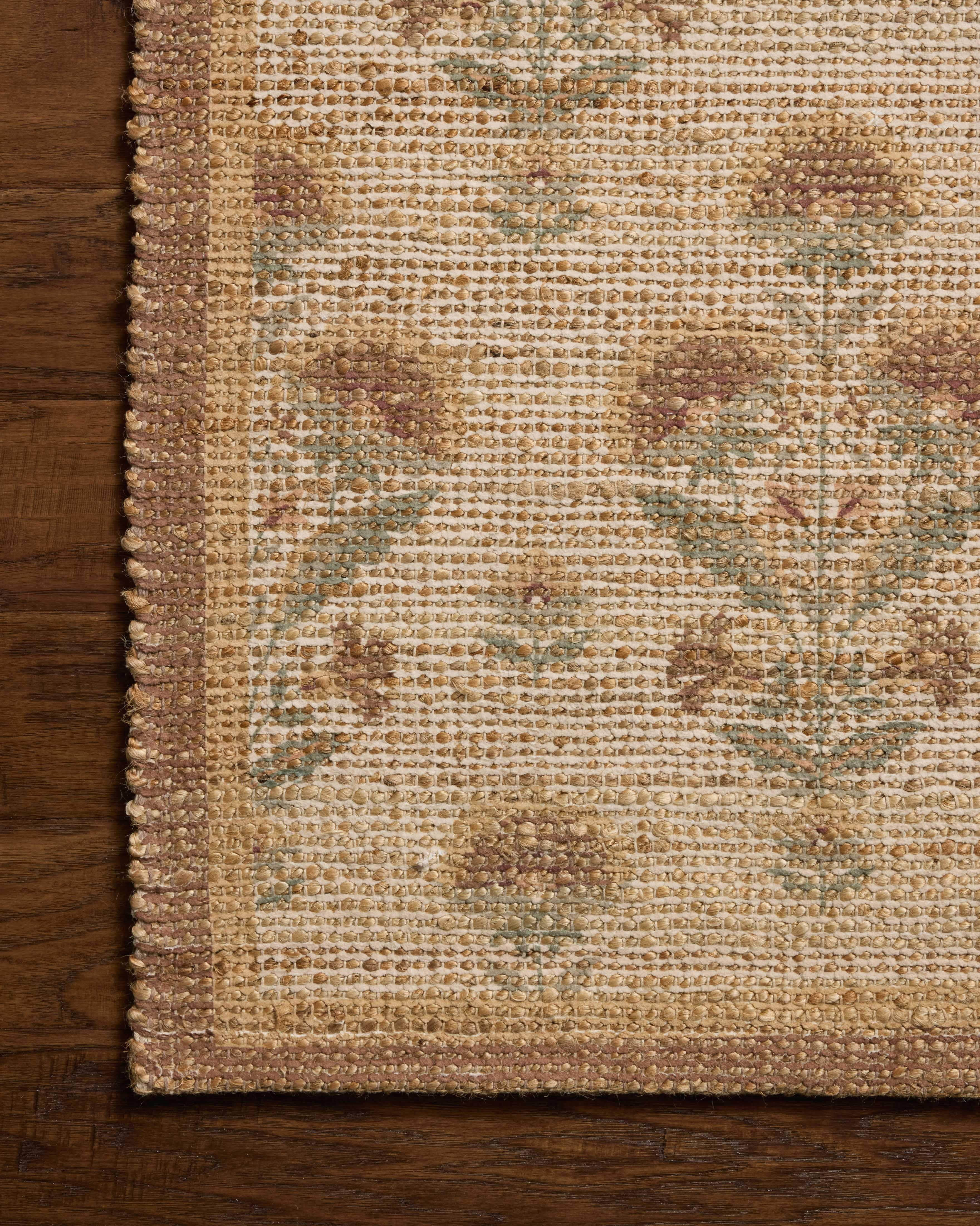 Chris Loves Julia x Loloi Rue Wheat / Sage 3'-6" x 5'-6" Accent Rug