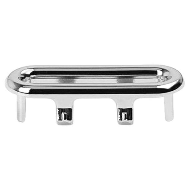 Bewildely 6 piezas de anillos de cubierta de desbordamiento de fregadero de estilo moderno con tapa de inserción de orificio de filtro de lavabo Accesorios de baño Óvalo
