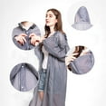 thumbnail image 2 of de 2 ponchos de lluvia para hombres y mujeres, impermeable, capa de lluvia, chaqueta impermeable para festivales, impermeable, poncho, ropa impermeable para bicicletas, protección contra la lluvia,, 2 of 5