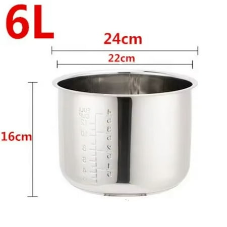 

Non stick 304 stainless steel replacement cooking pot for rice cooker - Kitchen food accessories - Rice cooker inner container liner