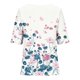 thumbnail image 5 of Fiudx Camisetas para Mujer Top Casual de Manga Corta con Cuello Redondo y Estampado Floral para Mujer, 5 of 5