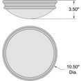 thumbnail image 3 of Access Lighting Flush Mount in Brushed Steel Color, 3 of 7