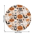 thumbnail image 3 of REK Halloween Round Area Rug Crystal Velvet Cute Pumpkin Pattern Floor Mat For Living Room Bedroom Kids Room Multiple Sizes, 3 of 6