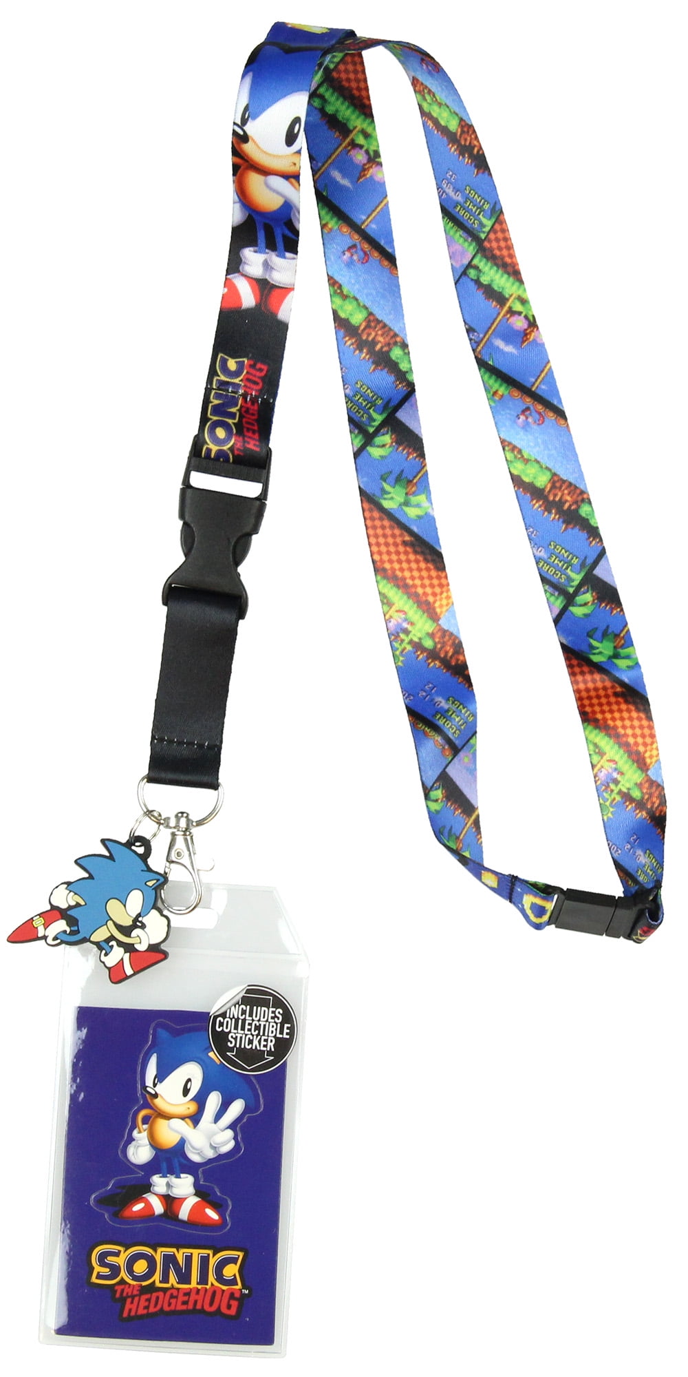 sonic the hedgehog lanyard