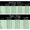 thumbnail image 2 of Women's Two Piece Pants Set With Cute English Print Long Sleeve Hooded Sweatshirt Women Party Outfits Suites Women Womens Snow Suit Dressy Outfit for Women Woman Pantsuit Girls Jumpsuit Maternity, 2 of 3