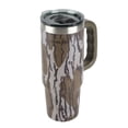 thumbnail image 3 of Mossy Oak 30oz Bottomland Camo Stainless Steel Insulated Travel Tumbler with Handle and Magnetic Lid. Leak Resistant, 3 of 7