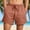 Watermelon Red, variant on Purcolt Mens Shorts Summer Casual Drawstring Elastic Waist Running Shorts Comfy Quick Dry Short Activewear with Pockets for Gym Beach Vacation
