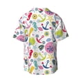 thumbnail image 7 of Kdxio Men's Hawaiian Shirt for Men Short Sleeve Shirt Undersea Seahorse Summer Casual Holiday Beach Button Down T-Shirts, 7 of 7