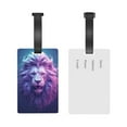 thumbnail image 5 of Kdxio Cool Lion Head Luggage Tags Privacy Cover ID Label Suitcase Tags Identifiers For School Bags,Suitcases, 5 of 7