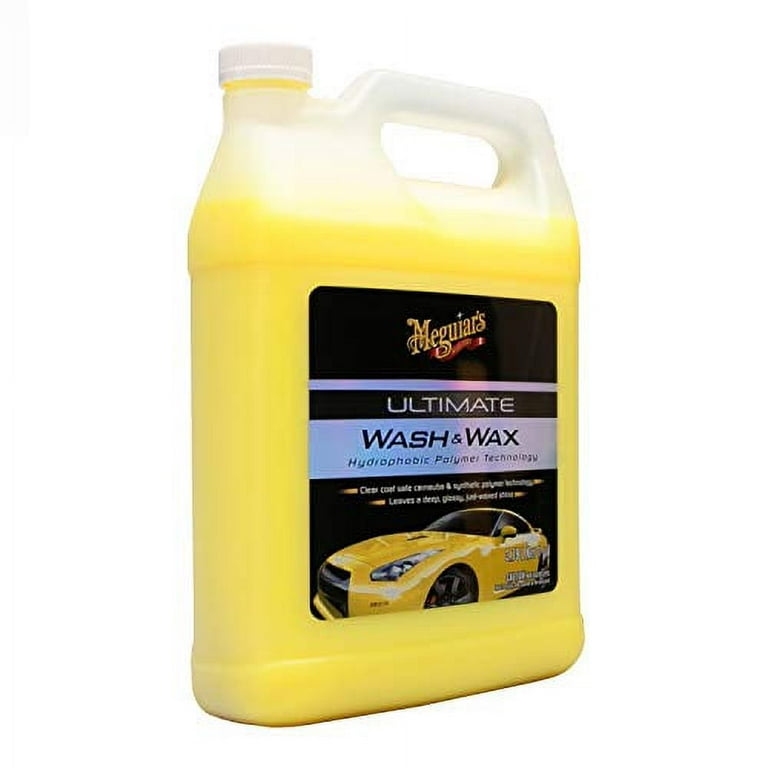  Meguiar's Ultimate Wash and Wax, Car Wash and Car Wax Cleans  and Shines in One Step - 48 Oz Container : Everything Else