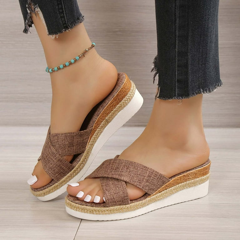 Toe ring criss cross sandals sale