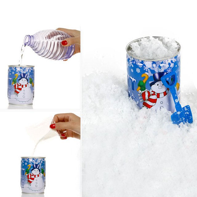 facefd Christmas Man-Made Magic Artificial Snow Gift Artificial Snow Can Magic Winter Snow Artificial Can Christmas Decoration DIY Gift Winter Fake Snow
