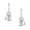 Silver, variant on Raccoon Dangle Earrings For Women Unique Raccoon Animal Earrings 925 Sterling Silver Jewelry Earrings