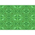 thumbnail image 1 of Ahgly Company Machine Washable Indoor Rectangle Transitional Neon Green Area Rugs, 2' x 4', 1 of 7