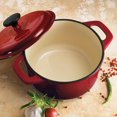thumbnail image 2 of Tramontina 3.5 Qt Enameled Cast Iron Covered Dutch Oven - Red, 2 of 3