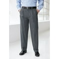 thumbnail image 5 of KingSize Men's Big & Tall Classic Fit Wrinkle-Free Expandable Waist Pleat Front Pants, 5 of 5