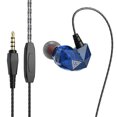 thumbnail image 4 of Auriculares con cable, 3,5 mm, estéreo, bajo, Auriculares con cable, teléfono móvil, tableta, Auriculares internos, azul Inevent EL001673-04B, 4 of 7
